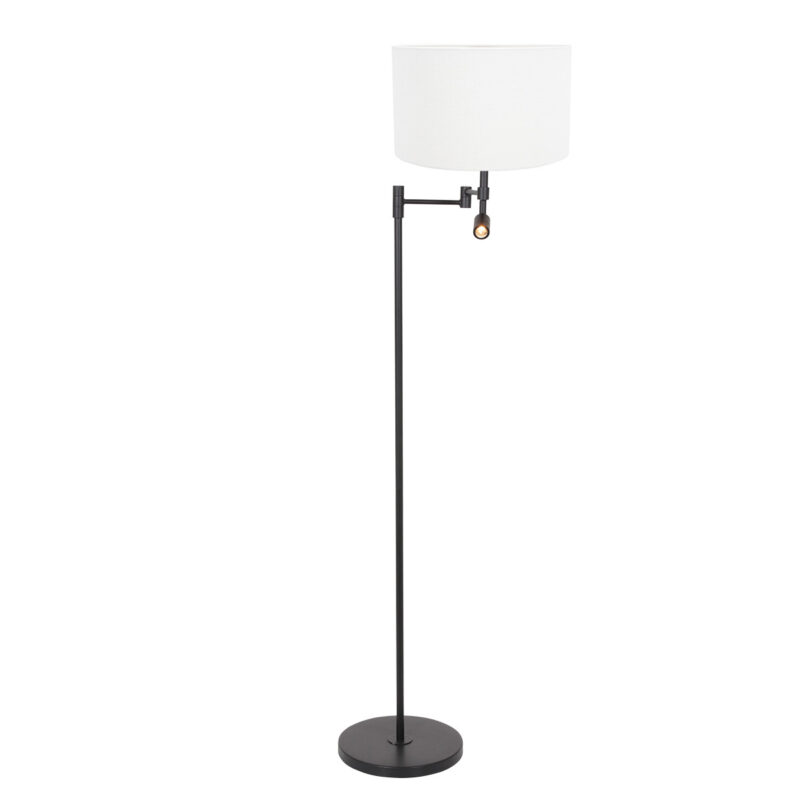 lampadaire-steinhauer-stang-blanc-et-noir-7178zw