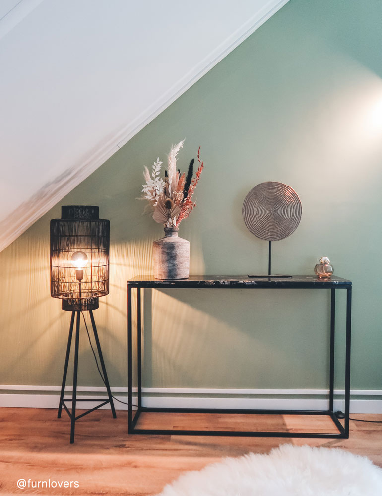 Lampadaire trépied Light & Living Gruaro noir – Image 2