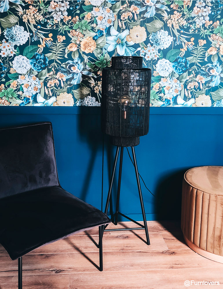 Lampadaire trépied Light & Living Gruaro noir – Image 3