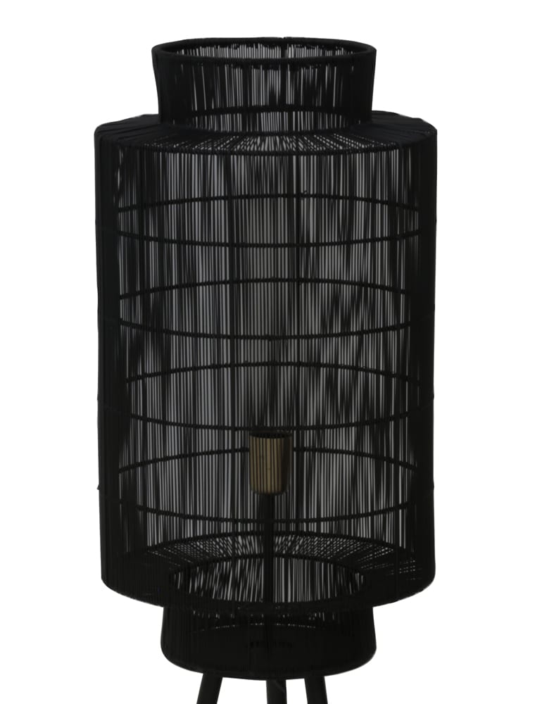 Lampadaire trépied Light & Living Gruaro noir – Image 5