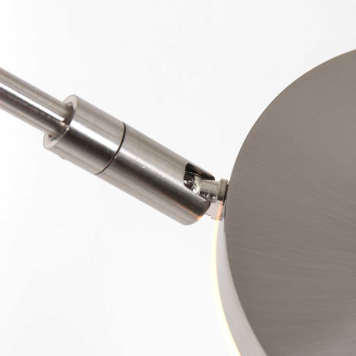 Lampadaire design moderne avec lampe de lecture en acier Steinhauer Soleil – Image 17