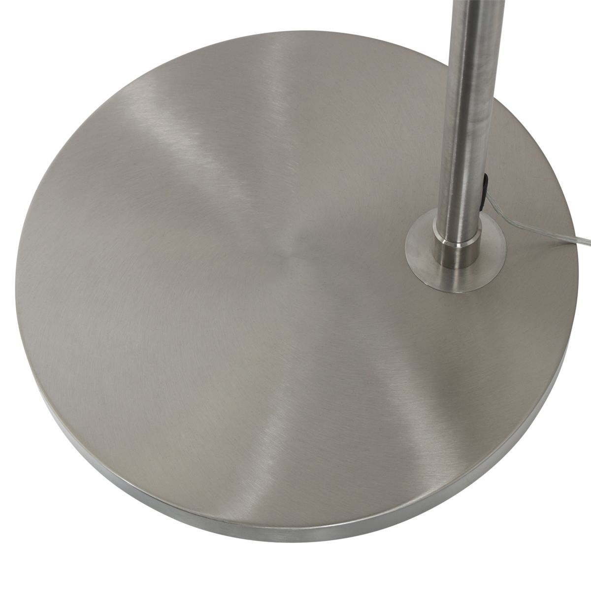 Lampe à arc acier avec abat-jour argent Steinhauer Sparkled light opaque et noir – Image 10