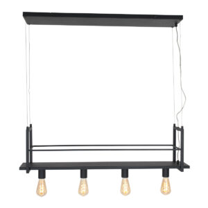 Alternative view of Suspension tendance en métal noir  Mexlite Buckley