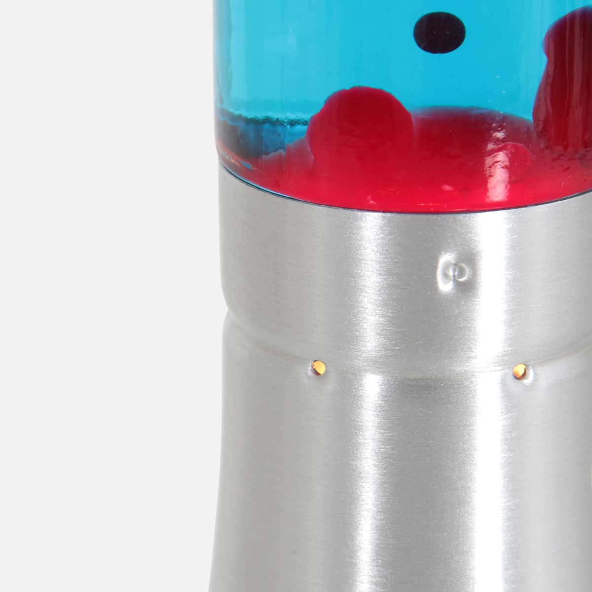 Lampe lave en acier avec lave rouge Mexlite Volcan – Image 10