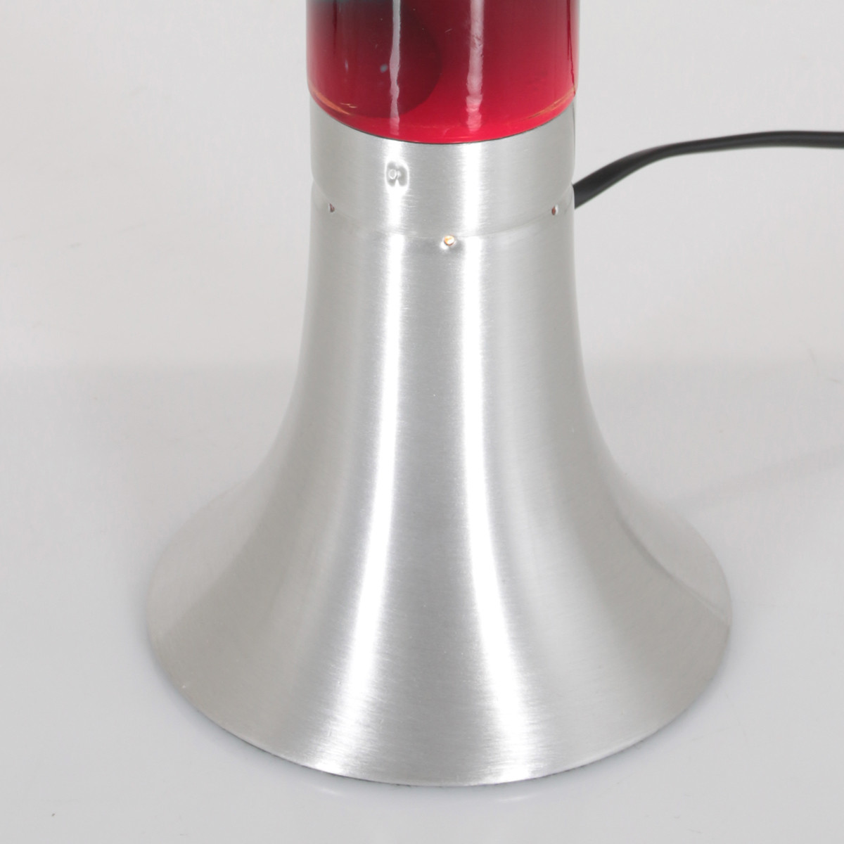 Lampe lave en acier avec lave rouge Mexlite Volcan – Image 4