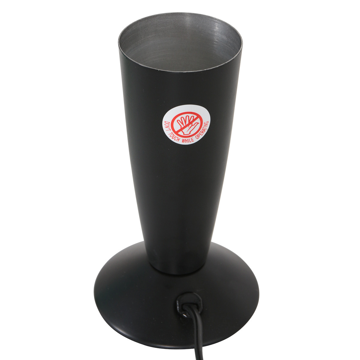 Lampe lave noire avec lave jaune Mexlite Volcan – Image 3