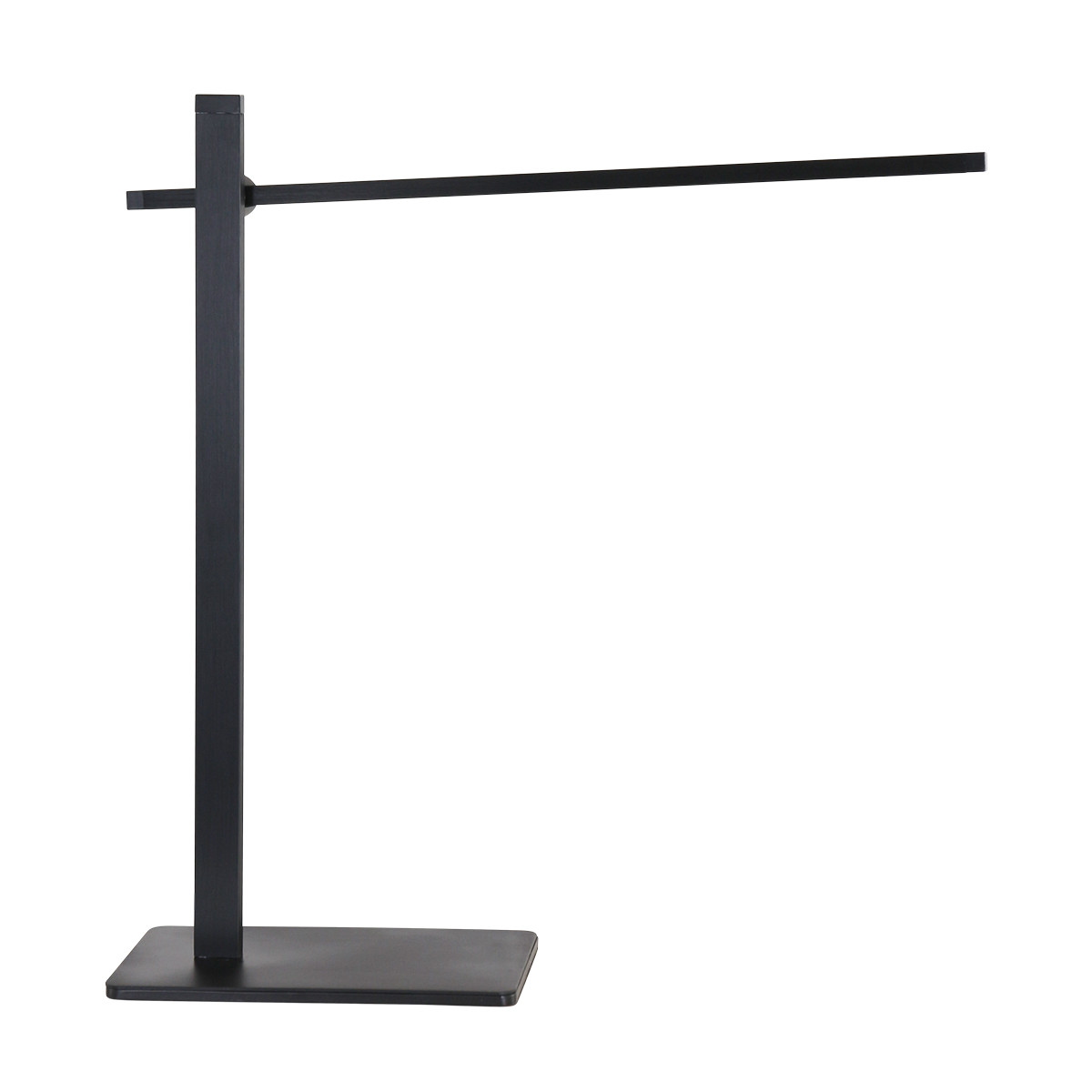 Lampe de table moderne en aluminium et plastique noir Mexlite Stekk – Image 2