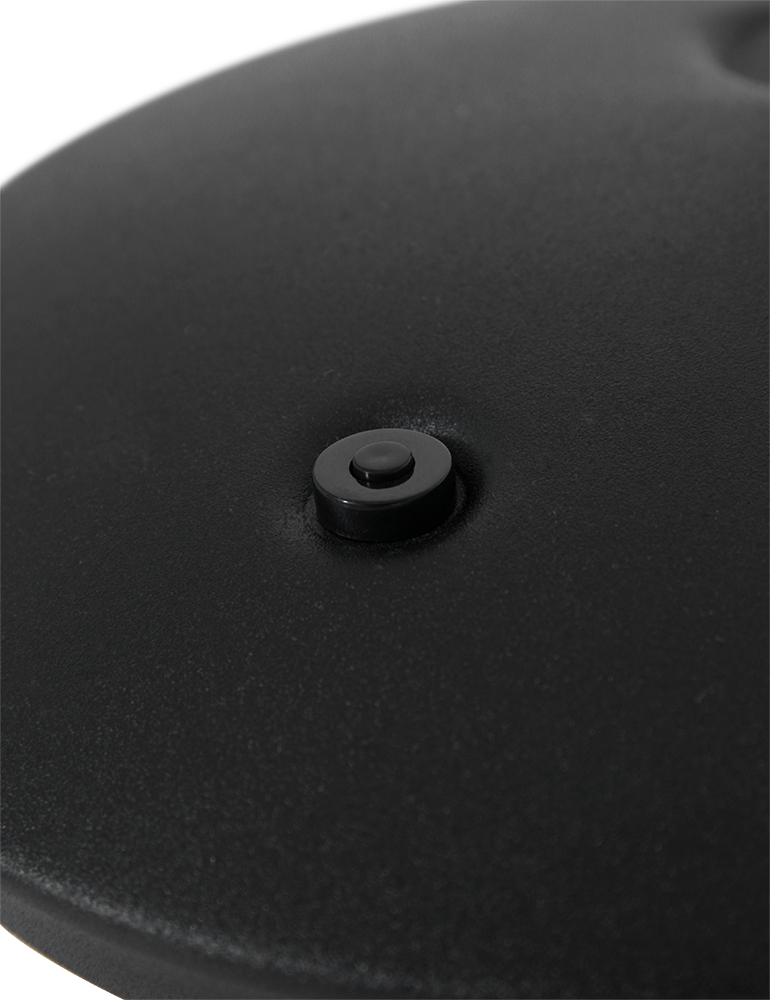 Lampe à pied courbé avec abat-jour en verre Tallerken Steinhauer métal et blanc – Image 3