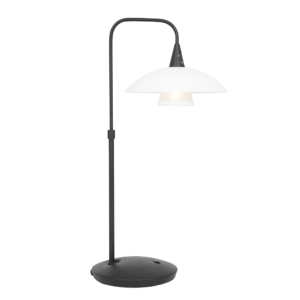 lampe-a-pied-courbe-avec-abat-jour-en-verre-tallerken-steinhauer-metal-et-blanc-2657zw