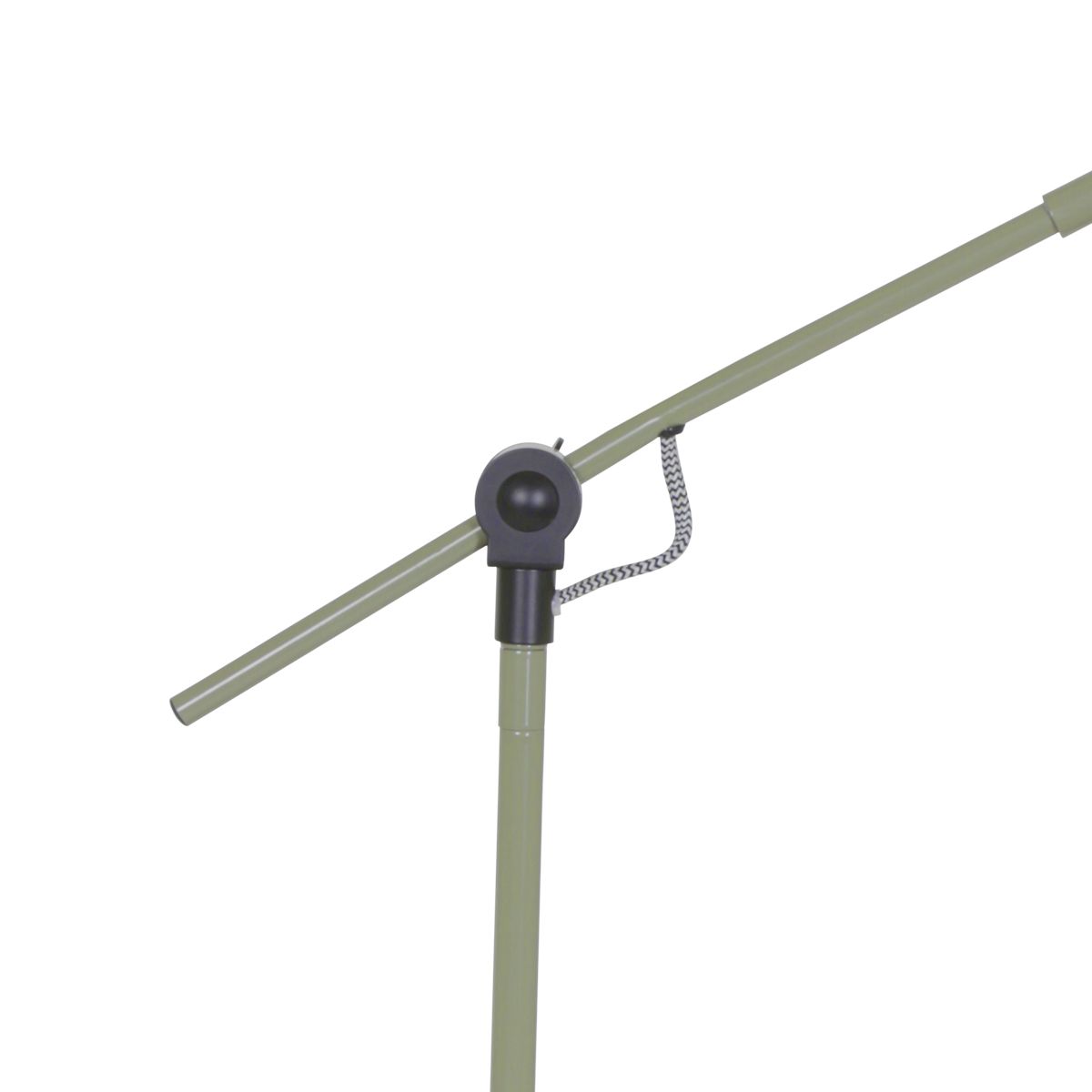 Lampe de table industrielle en métal vert Mexlite Nove – Image 5