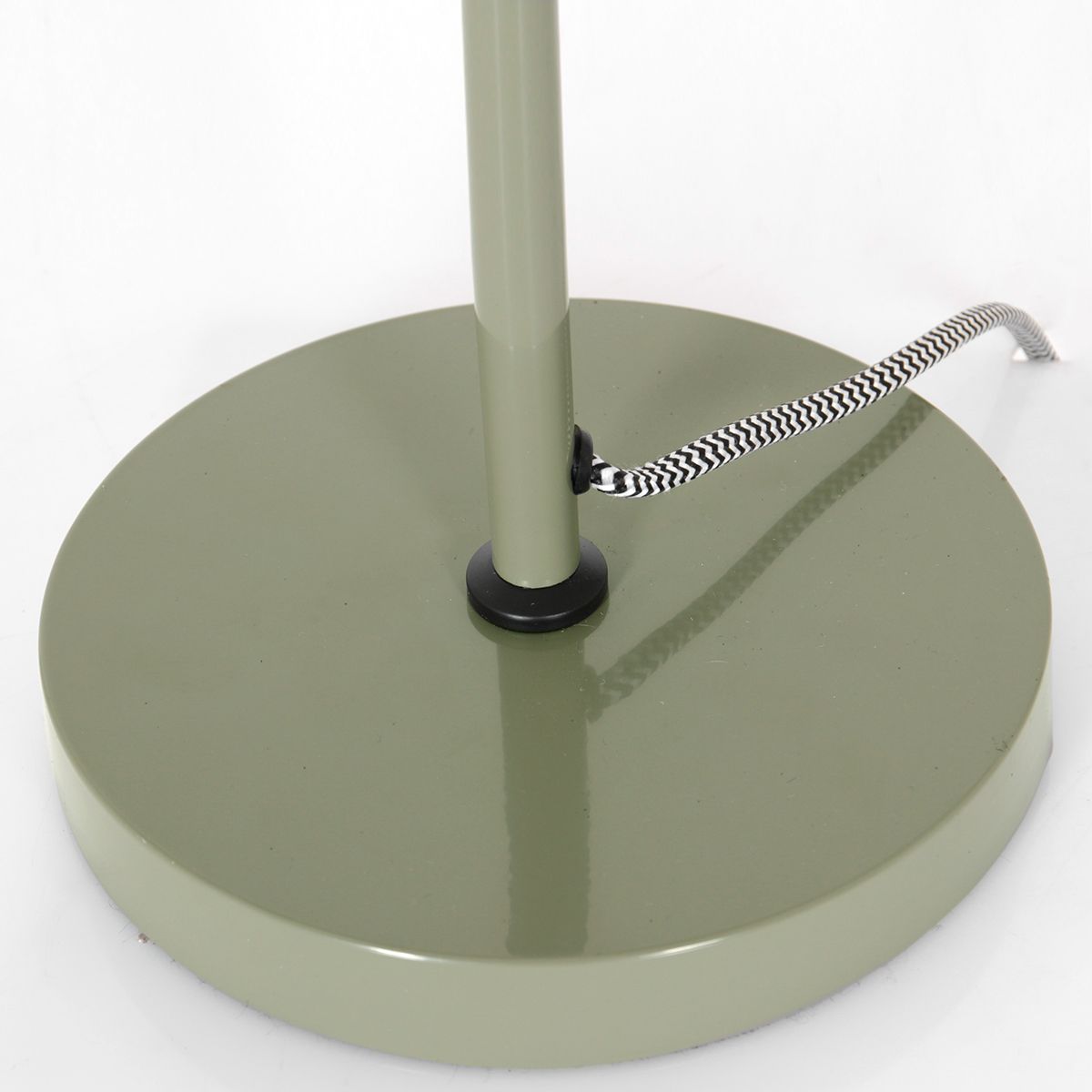 Lampe de table industrielle en métal vert Mexlite Nove – Image 6
