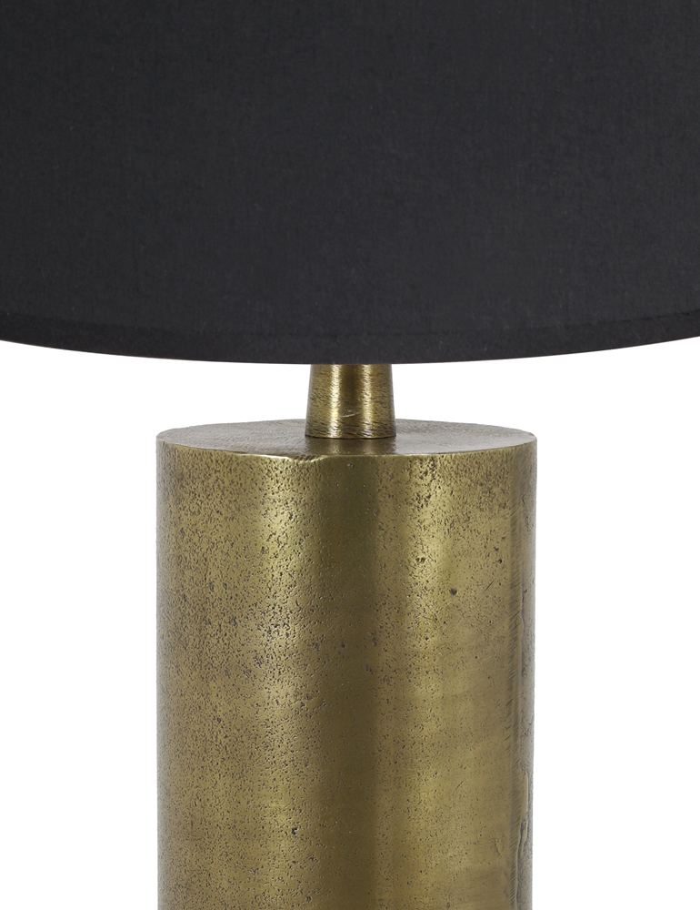 Lampe à poser abat-jour noir Light & Living Savi or – Image 2