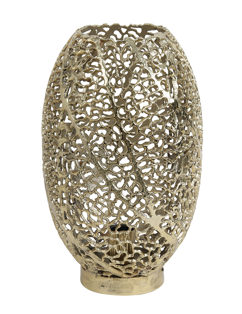 Lampe à poser ajourée motif corail Light & Living Sinula or – Image 2