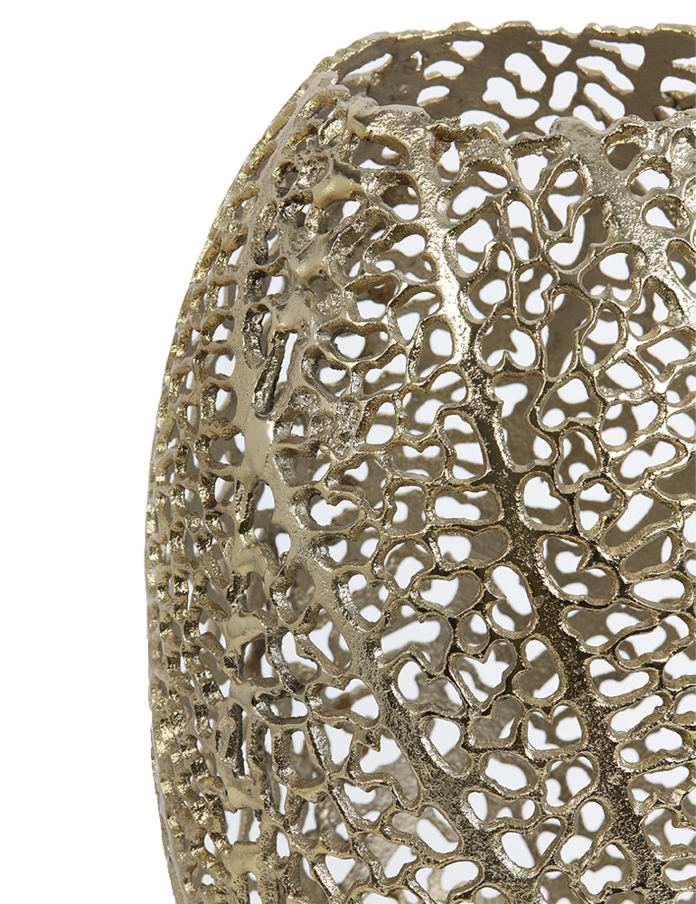 Lampe à poser ajourée motif corail Light & Living Sinula or – Image 3