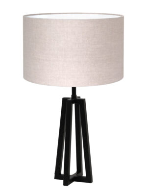 lampe-a-poser-beige-avec-base-noire-light-et-living-miley-8323zw