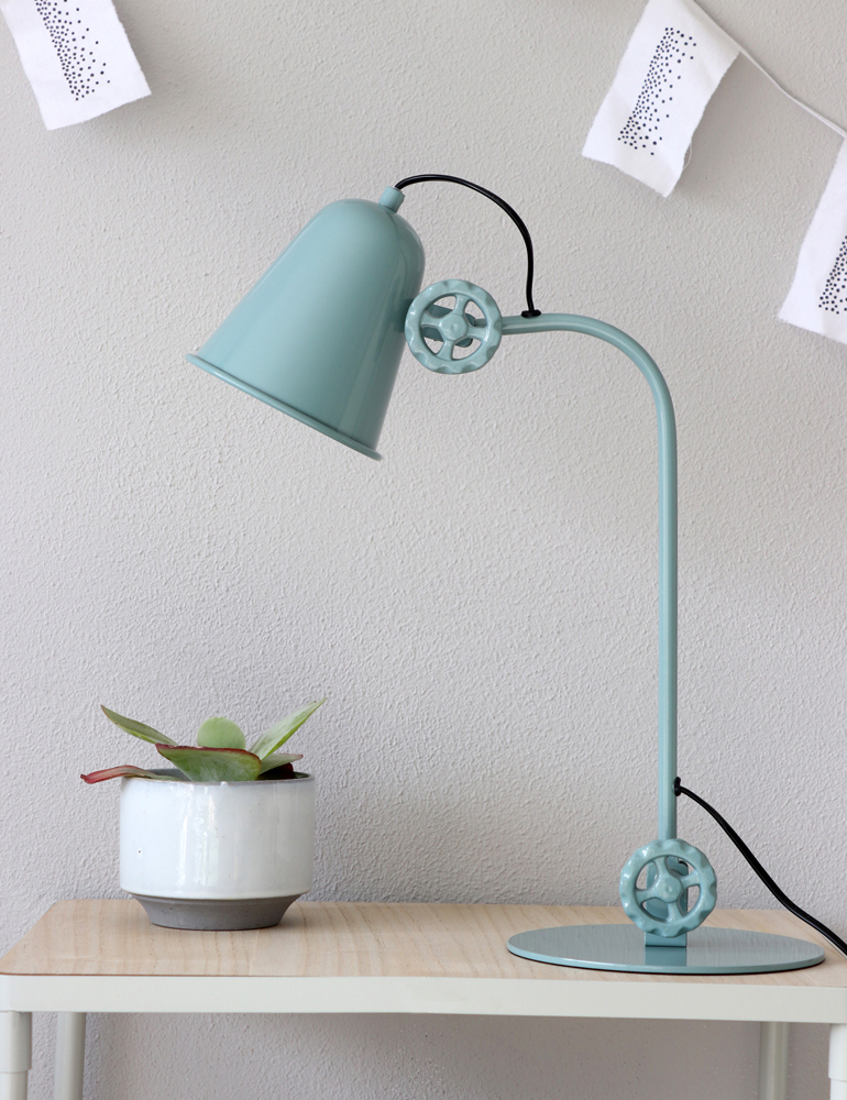 Lampe à poser bleue Anne Dolphin – Image 2