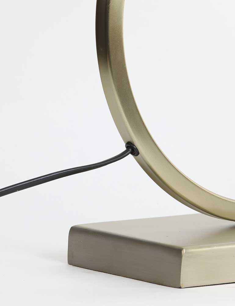 Lampe à poser chic Light & Living Liva or et blanc – Image 3