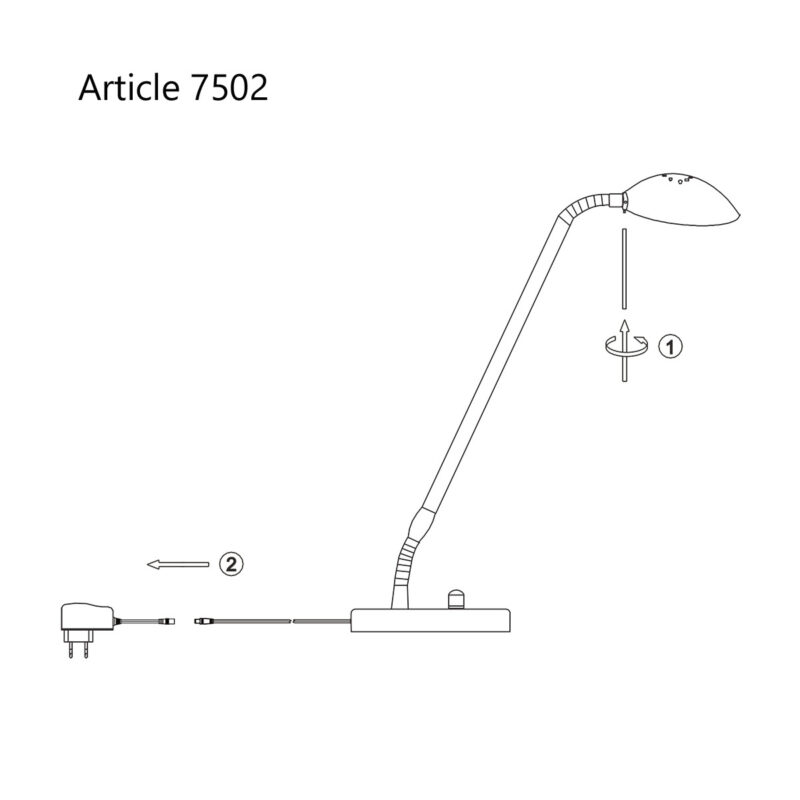 lampe-a-poser-design-led-mexlite-clusi-acier-7502st-9