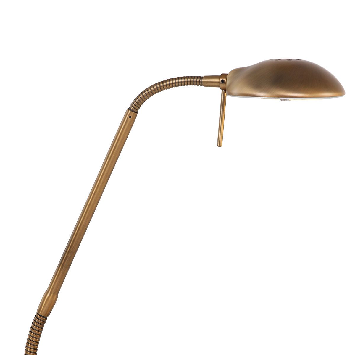 Lampe de table classique ronde bronze bras réglable Mexlite Biron – Image 11