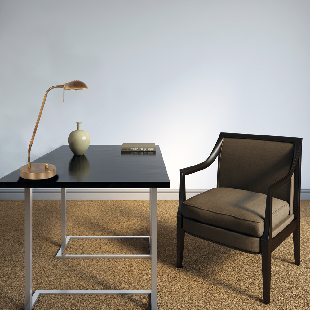 Lampe de table classique ronde bronze bras réglable Mexlite Biron – Image 3