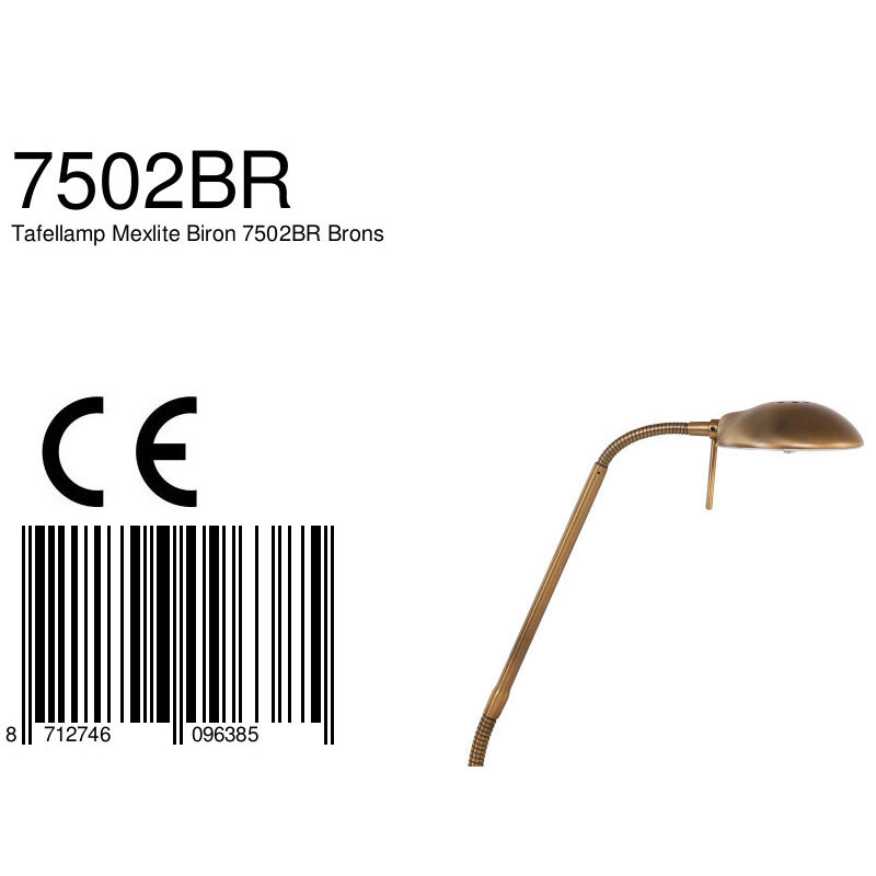 lampe-a-poser-design-led-mexlite-clusi-bronze-7502br-8