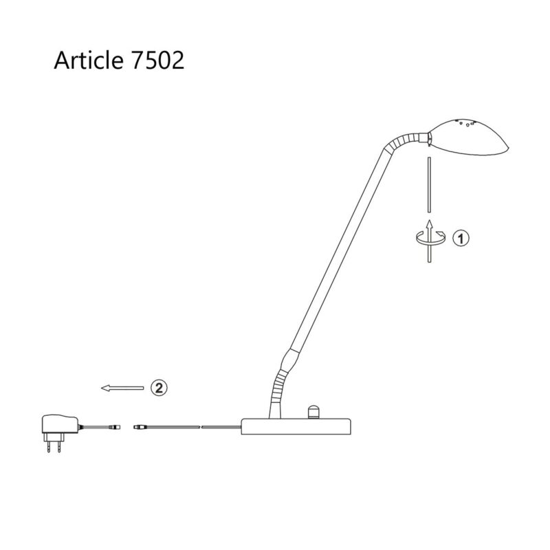 lampe-a-poser-design-led-mexlite-clusi-bronze-7502br-9