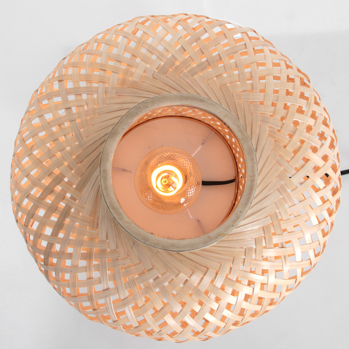 Lampe à poser en bambou Anne Lighting Maze beige – Image 11