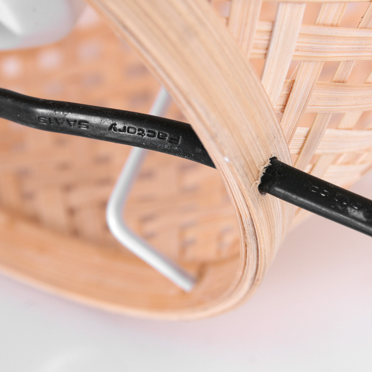 Lampe à poser en bambou Anne Lighting Maze beige – Image 5