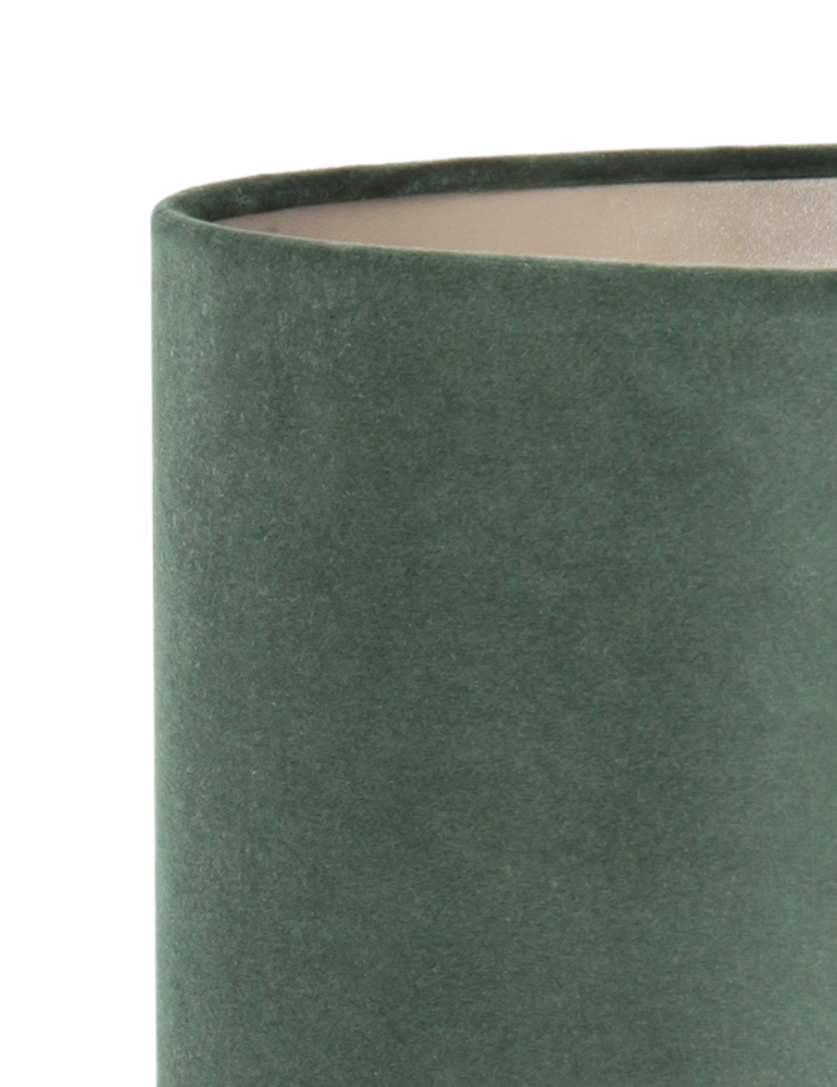 Lampe à poser en velours Light & Living Miley noir avec abat-jour vert – Image 3