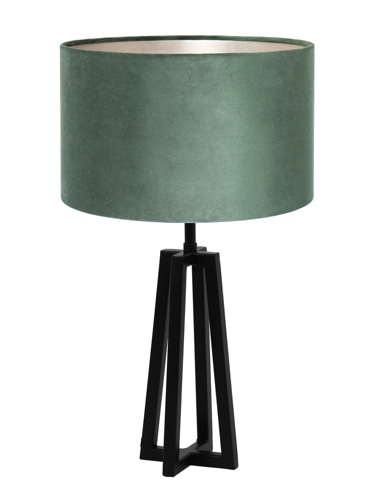 lampe-a-poser-en-velours-light-et-living-miley-noir-avec-abat-jour-vert-8318zw