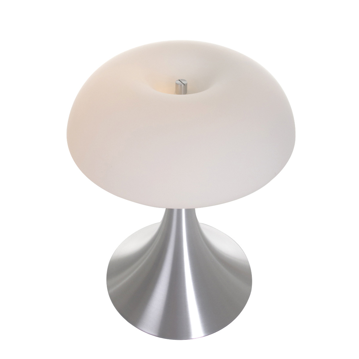 Lampe de table en métal gris classique Steinhauer Ancilla – Image 2
