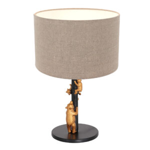 lampe-a-poser-famille-ours-dore-anne-light-et-home-taupe-8231zw