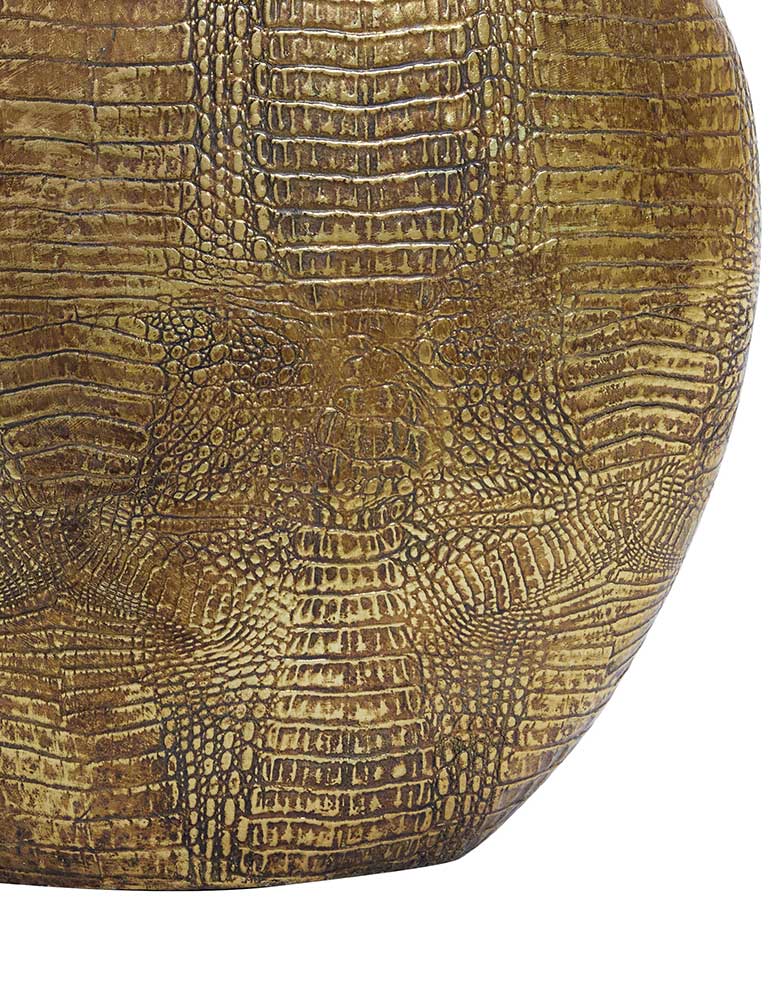 Lampe à poser Light & Living Skeld bronze et abat-jour blanc – Image 4