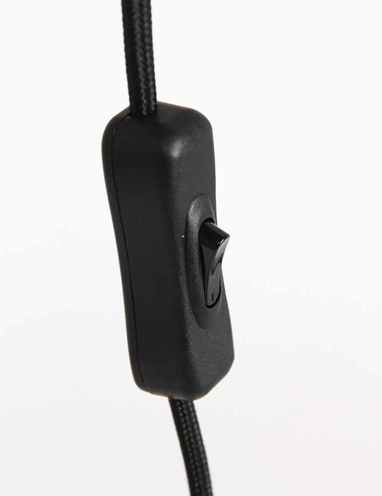 Lampe à poser noir de forme rétro Orion Light & Living – Image 10