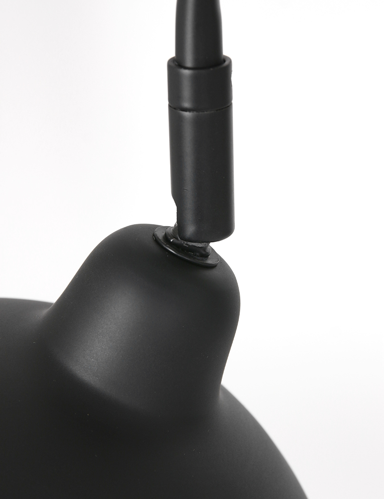 Lampe à poser noir de forme rétro Orion Light & Living – Image 3