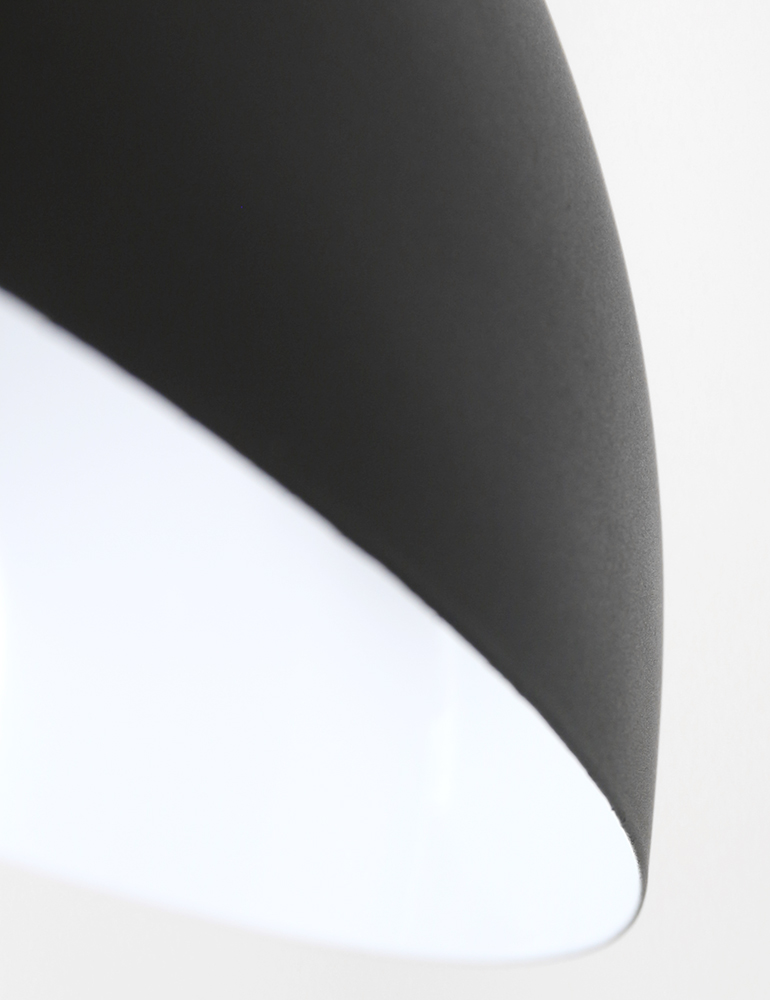 Lampe à poser noir de forme rétro Orion Light & Living – Image 7