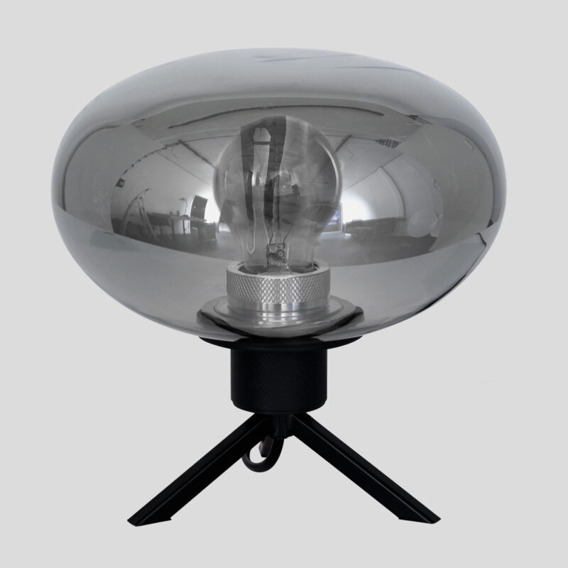lampe-a-poser-sphere-plate-en-verre-fume-reflexion-steinhauer-2681zw-19