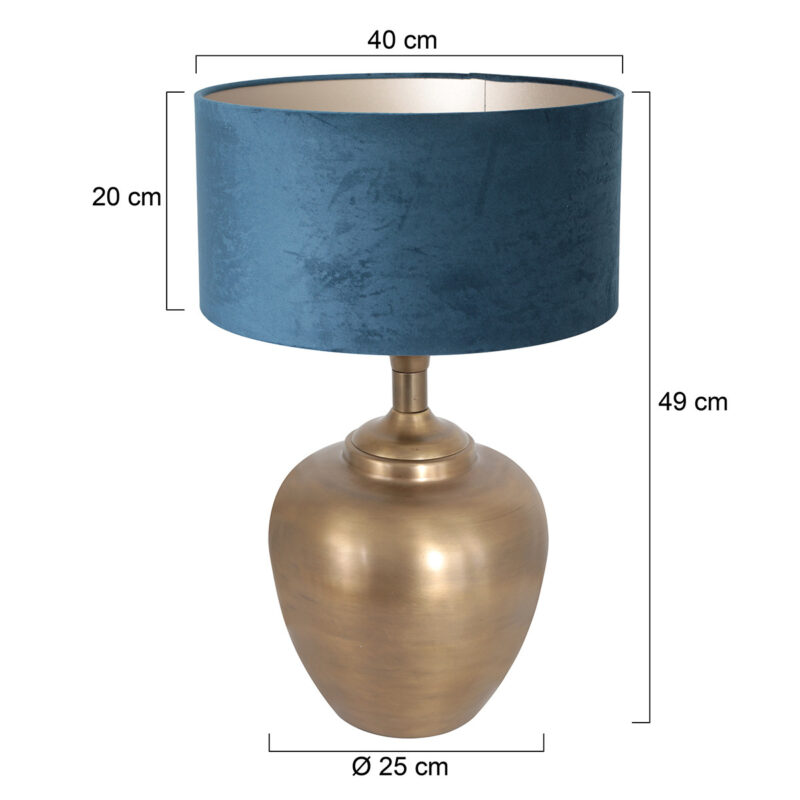 lampe-a-poser-steinhauer-brass-bleu-et-bronze-7204br-7