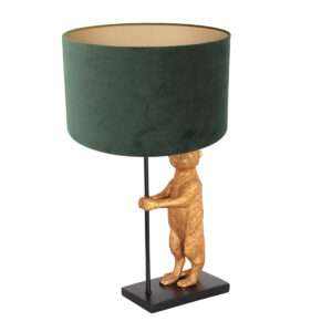lampe-a-poser-suricate-abat-jour-velours-anne-light-et-home-animeux-vert-8226zw