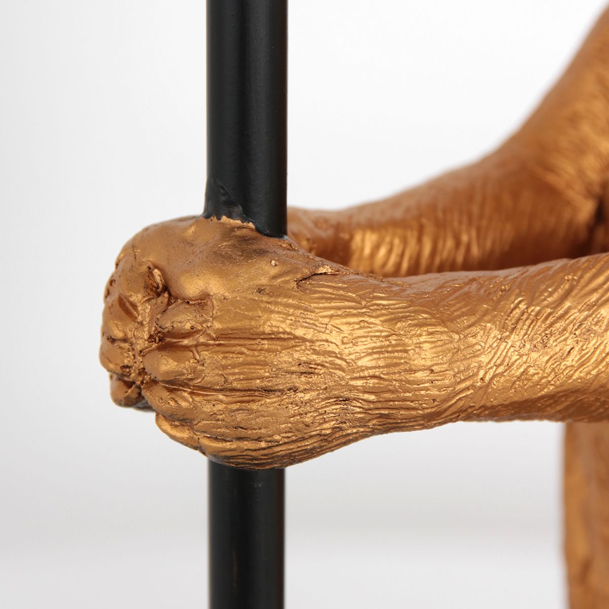 Lampe à poser suricate avec abat-jour Anne Light & Home velours taupe – Image 4