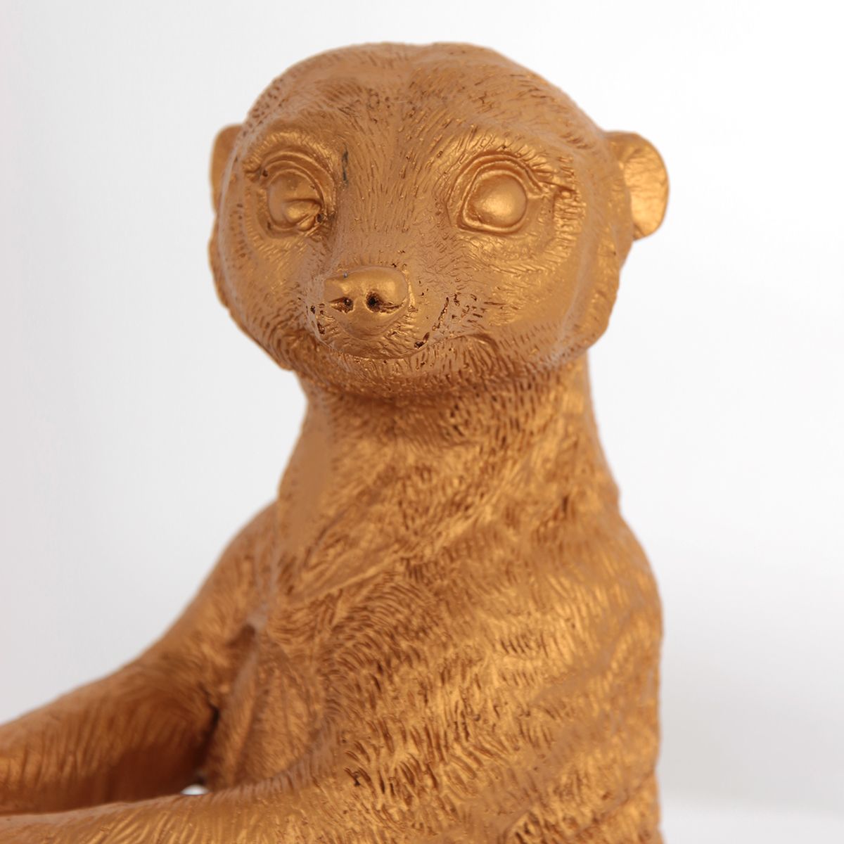 Lampe à poser suricate avec abat-jour Anne Light & Home velours taupe – Image 8