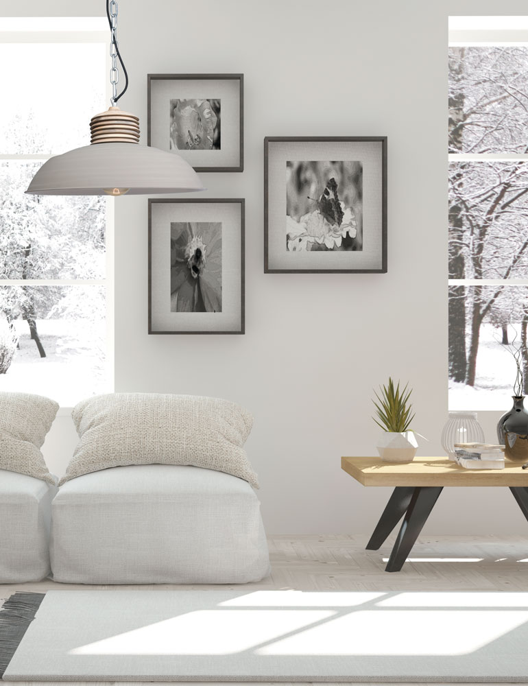 Lampe à suspension en bois Mexlite Samso taupe – Image 3