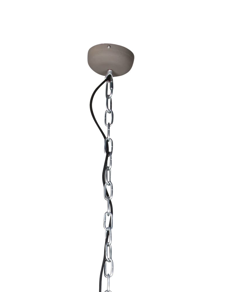 Lampe à suspension en bois Mexlite Samso taupe – Image 5