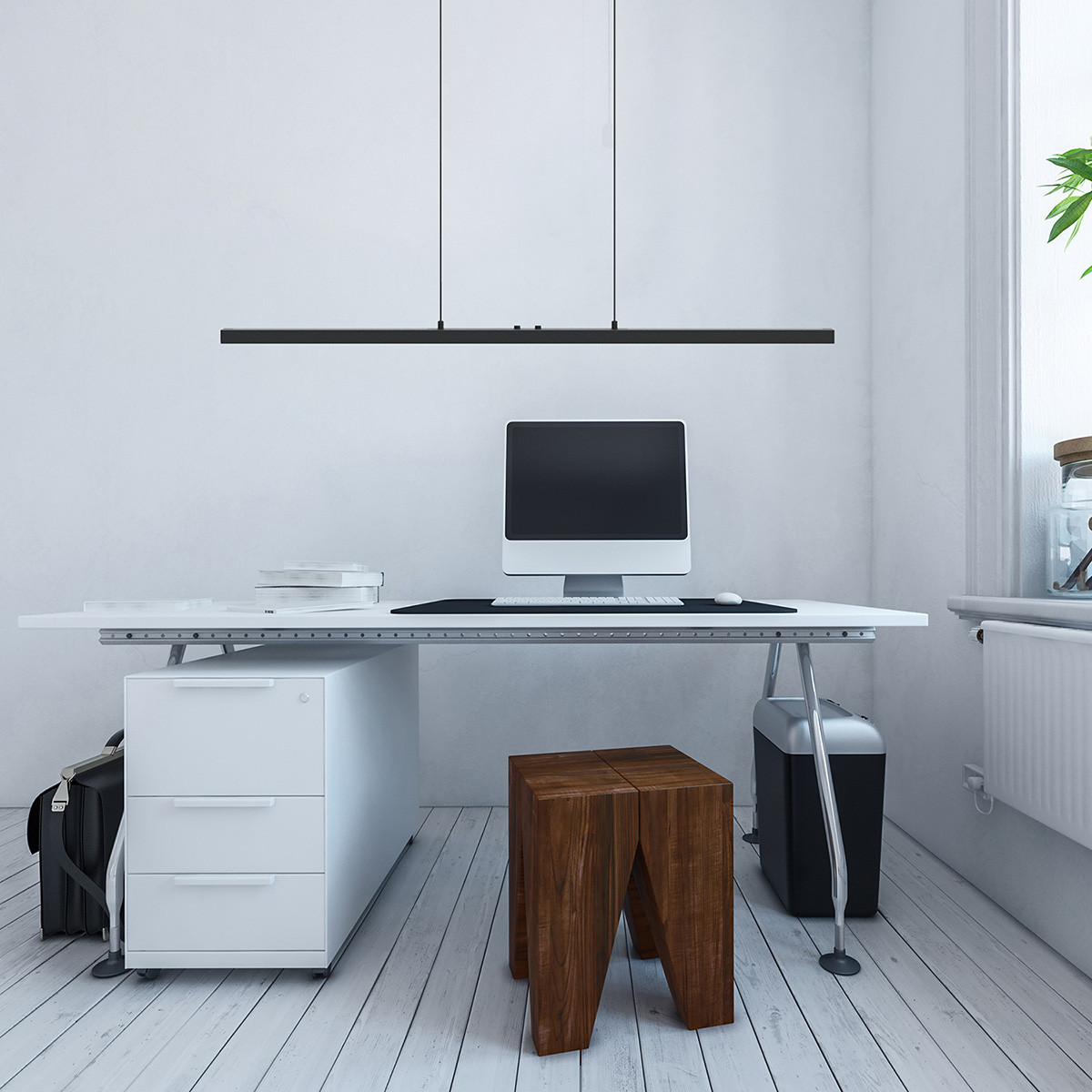 Lampe à suspension extensible noire Zelena de Steinhauer – Image 3