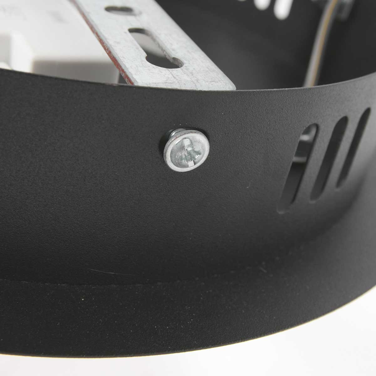 Suspension minimaliste noire en forme d'anneau Steinhauer Ringlux – Image 13