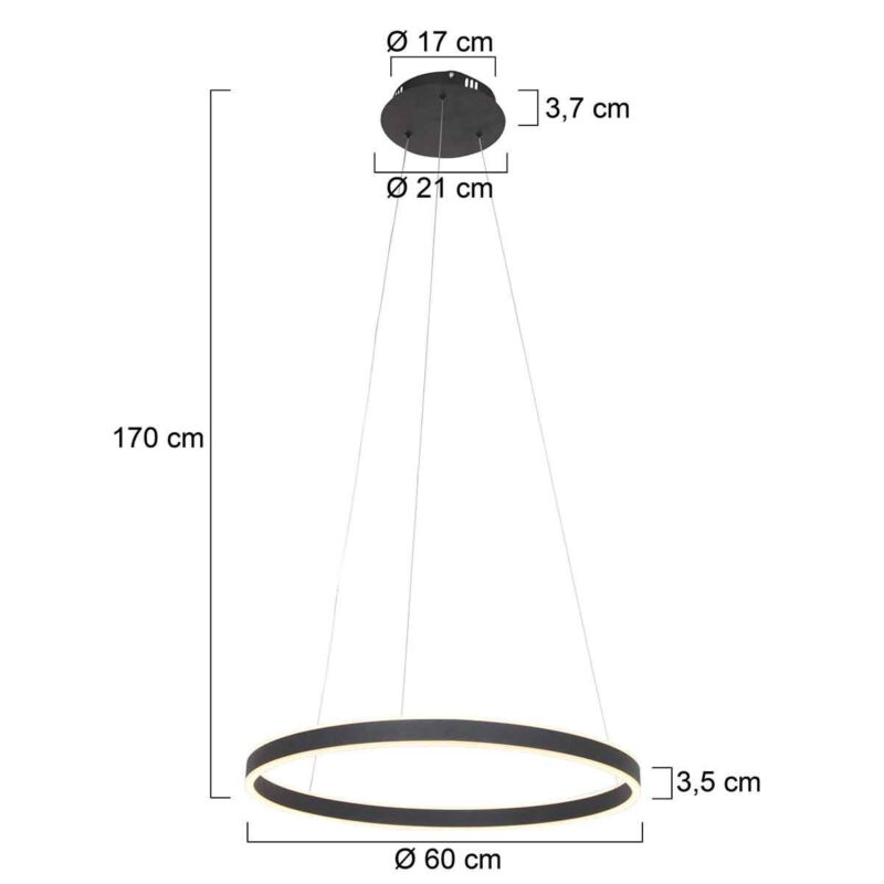 lampe-anneau-noire-design-steinhauer-ringlux-noir-3502zw-7