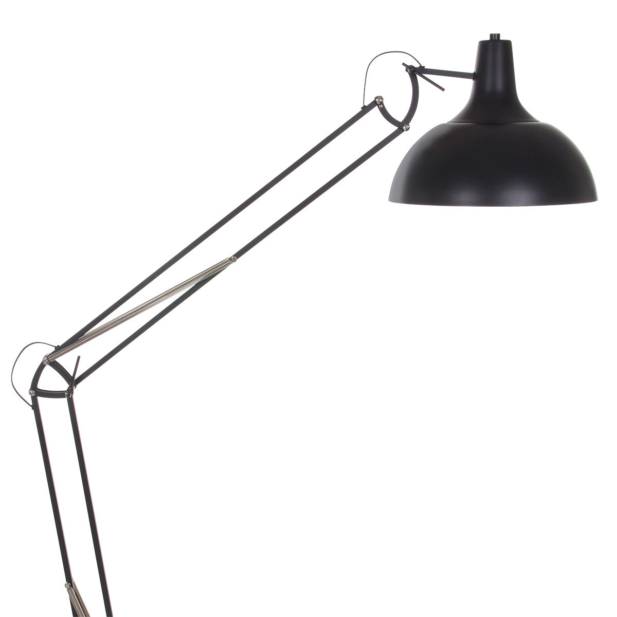 Lampadaire industriel noir métal bras articulé Mexlite Office Magna – Image 13