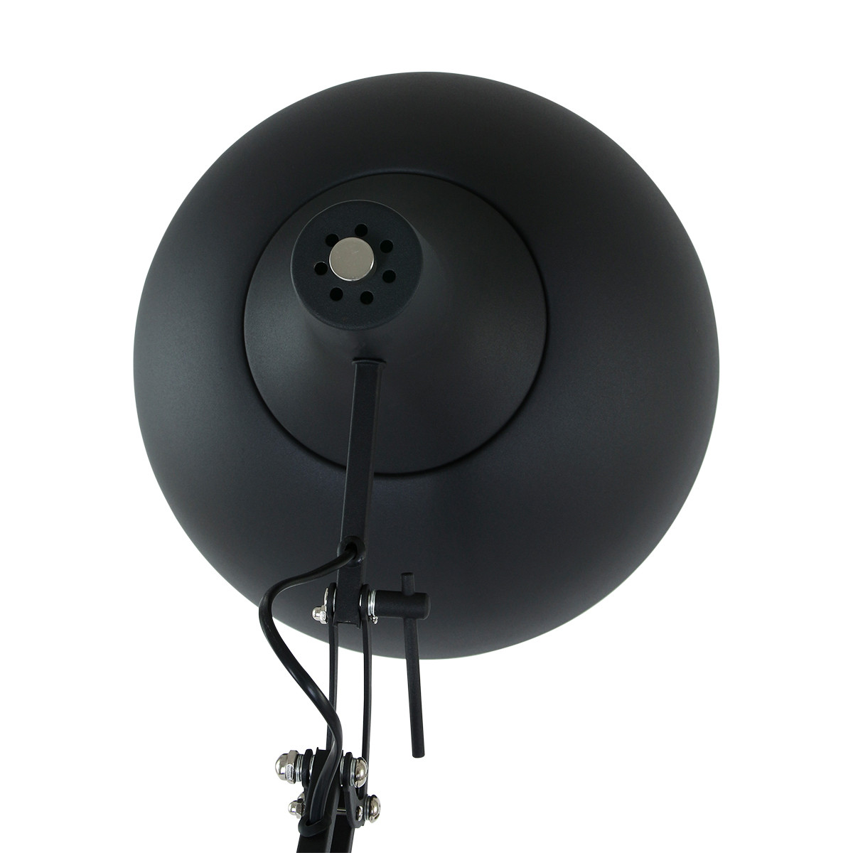 Lampadaire industriel noir métal bras articulé Mexlite Office Magna – Image 5