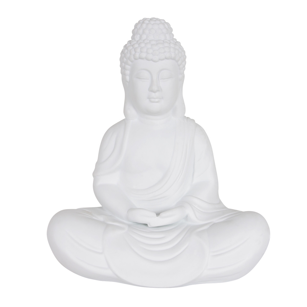 Lampe bouddha en pierre Anne Lighting Jazz blanc – Image 2
