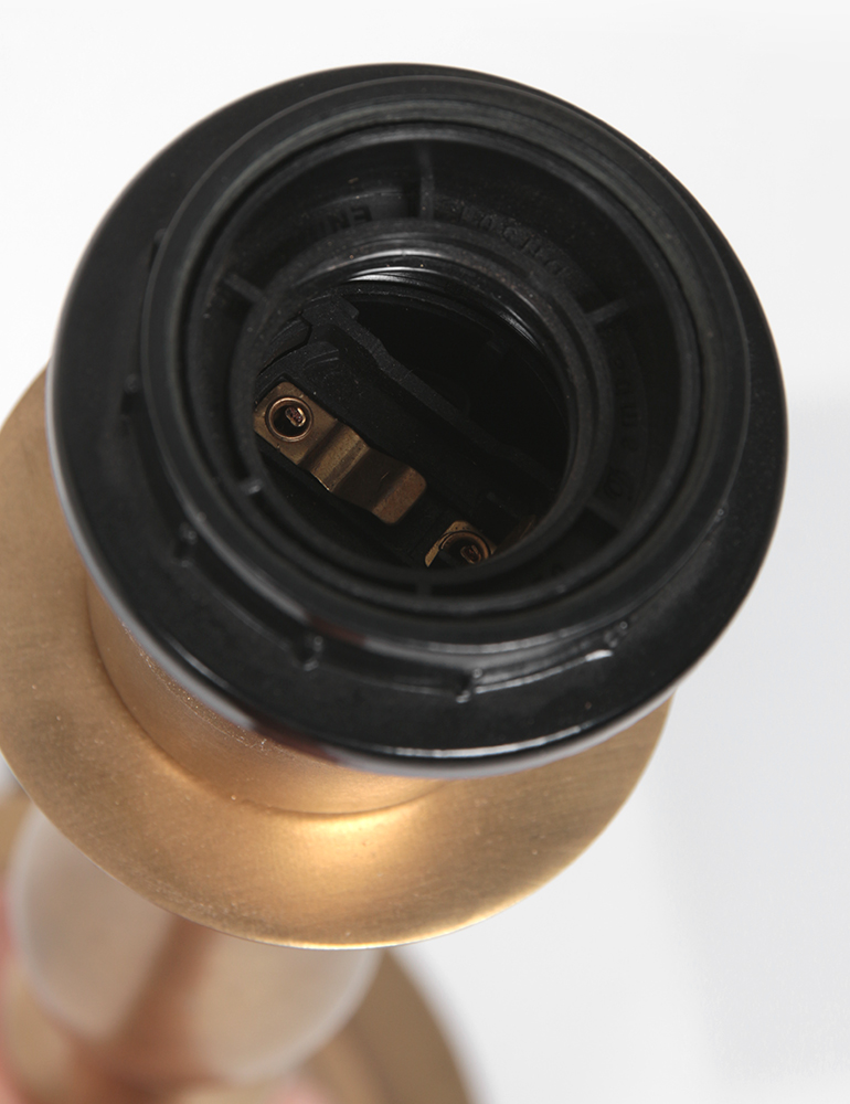 Lampe bourgeoise verte et or Steinhauer Bassiste bleu et bronze – Image 9